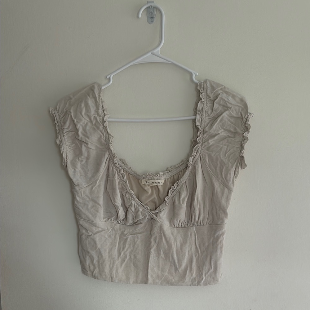 Cream Blouse